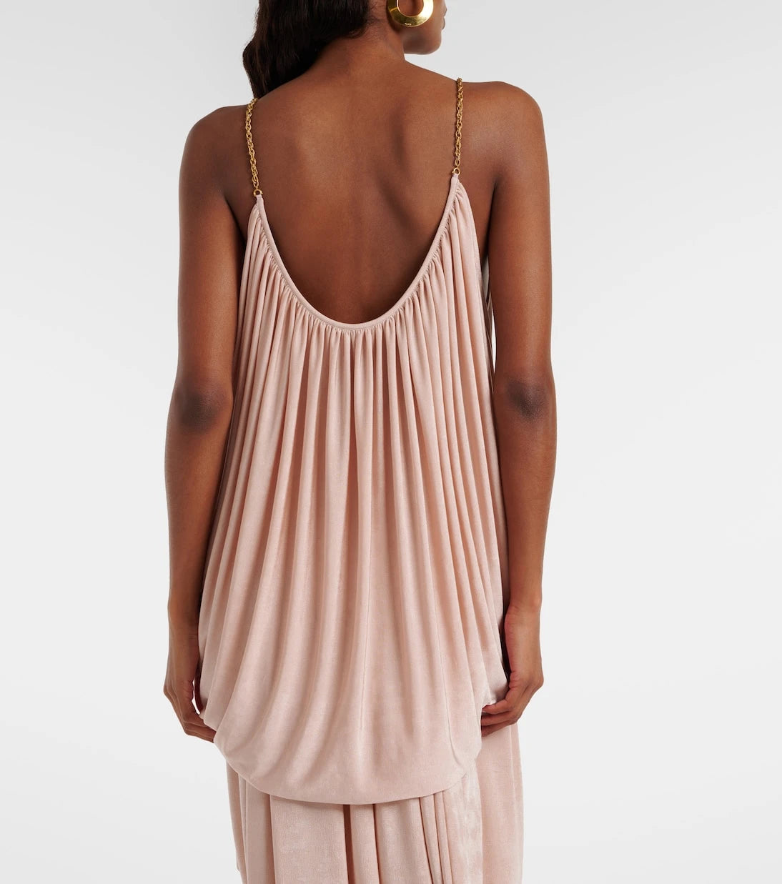 Xu Zhi - Chain-detail draped top