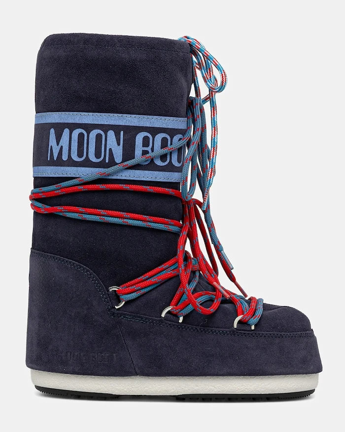 Детски велурени зимни обувки Moon Boot MB ICON SUEDE LACES