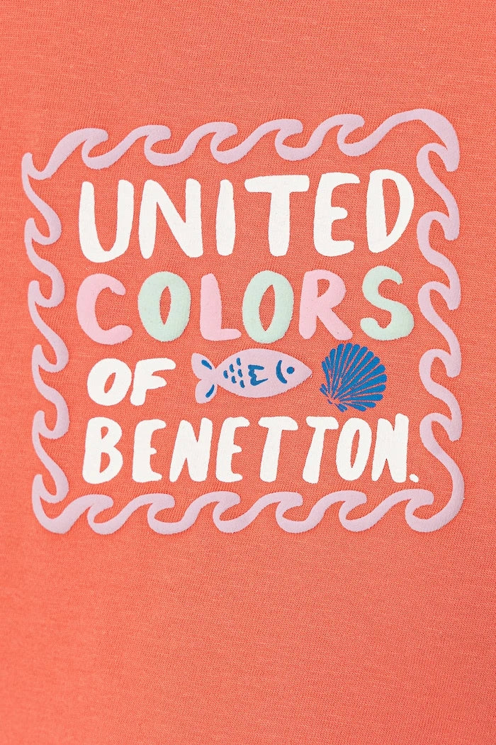 United Colors of Benetton pamuk çocuk üstü