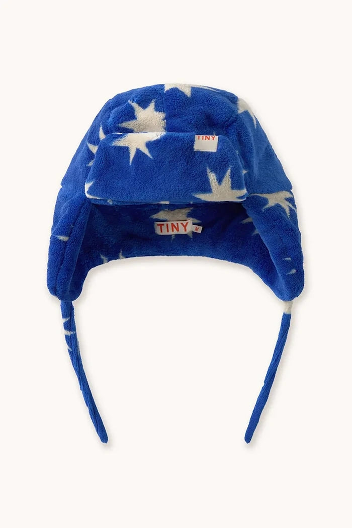 Детска шапка Tinycottons STARS EARFLAP BEANIE