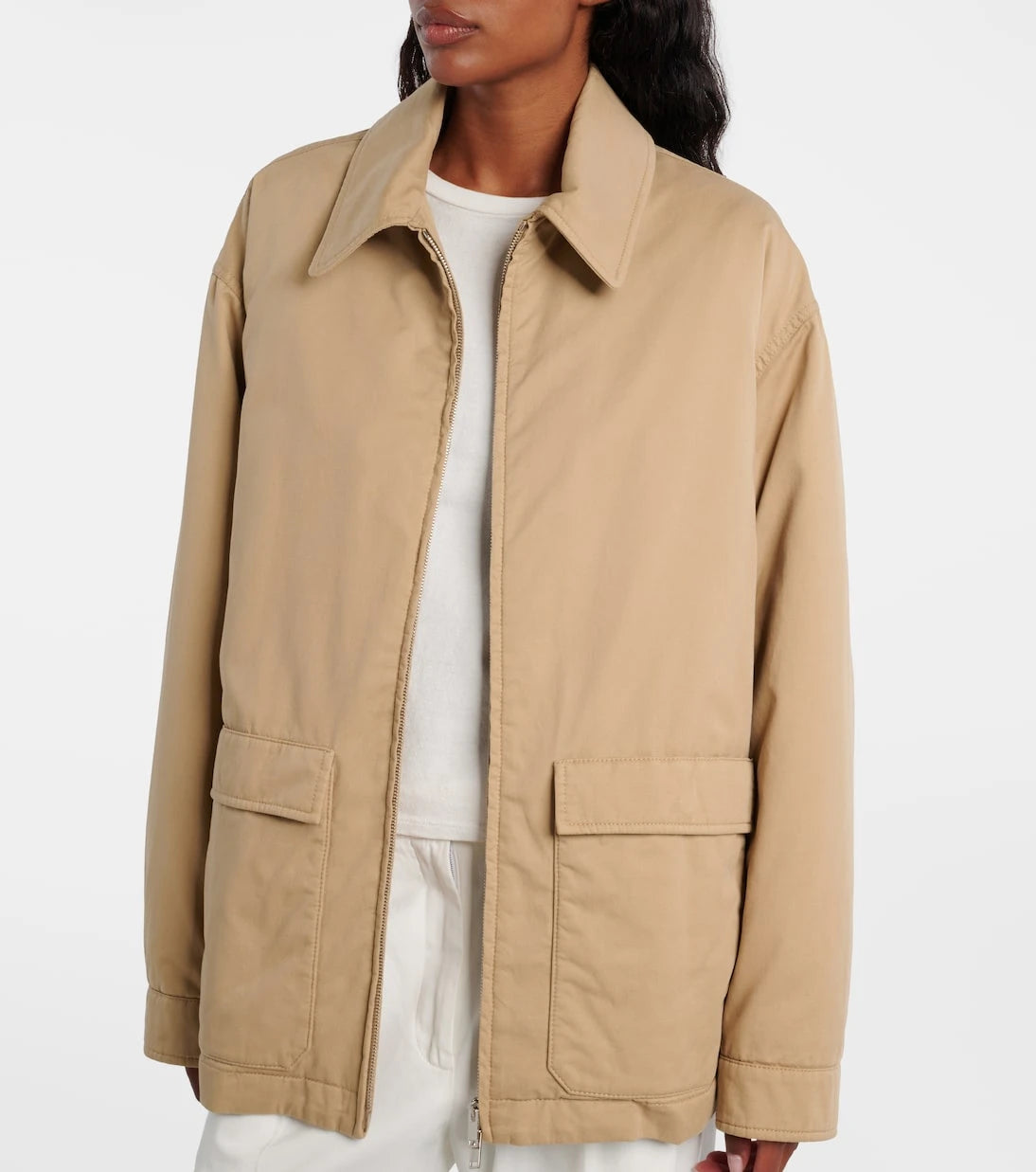 The Row - Aurelius cotton and cashmere jacket