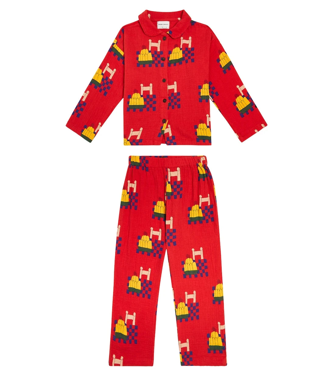 Bobo Choses - Yummy Cake printed cotton pajamas