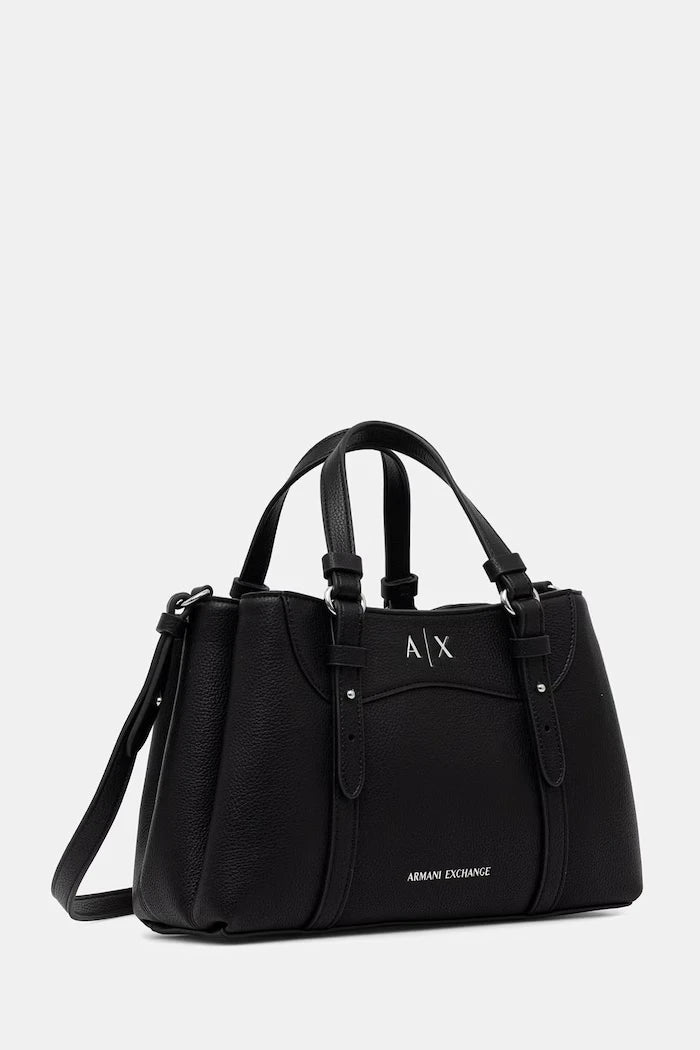 Armani Exchange kadın crossbody çanta, suni deriden