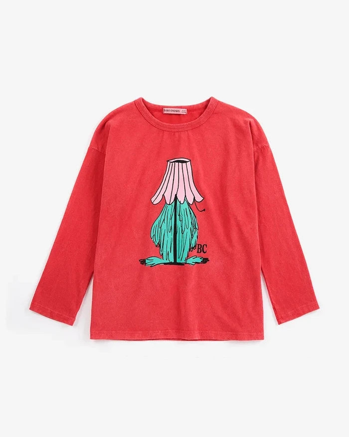 Bobo Choses Çocuklar için Pamuklu Uzun Kollu Bluz Hidden Monster