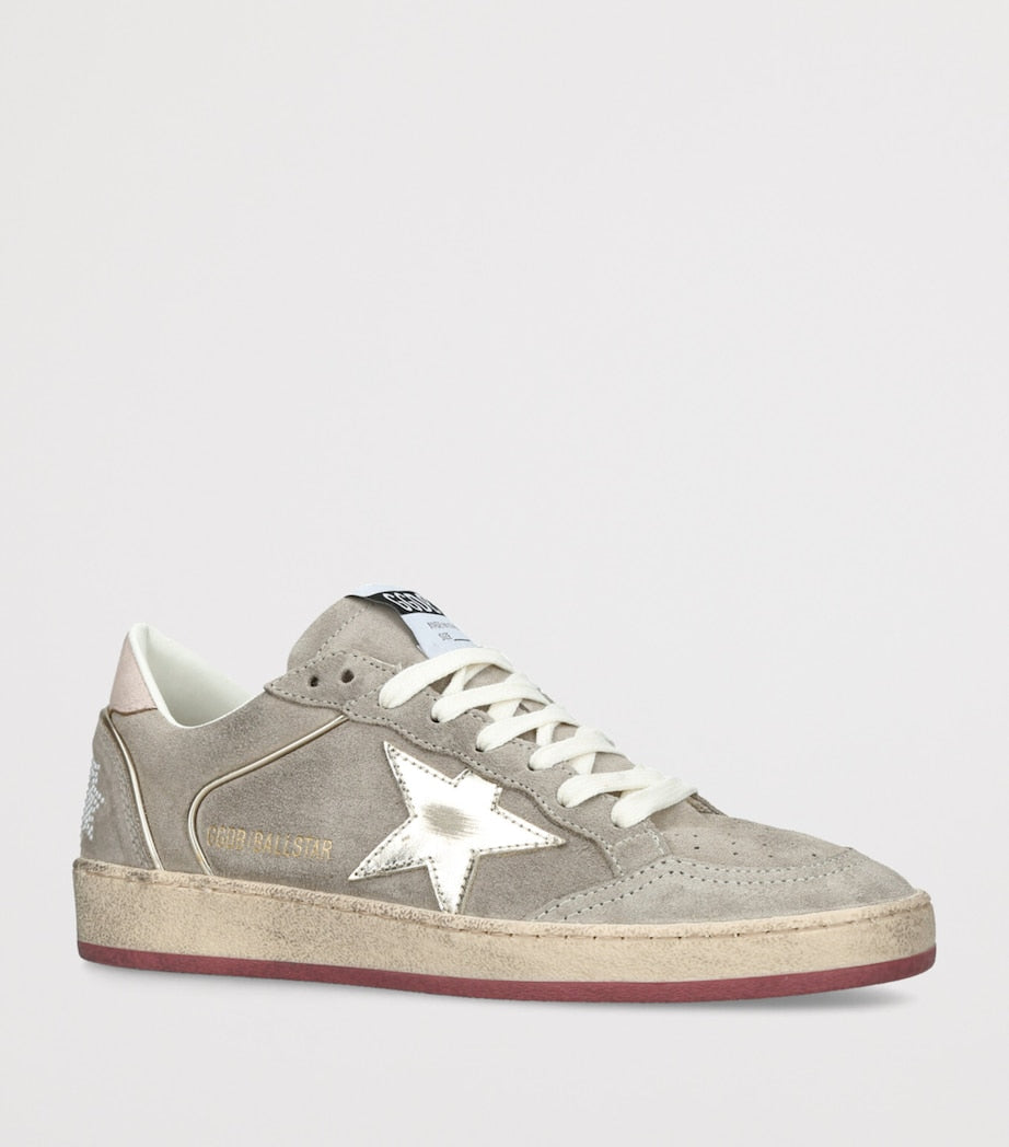 Brown Suede Ball Star Sneakers