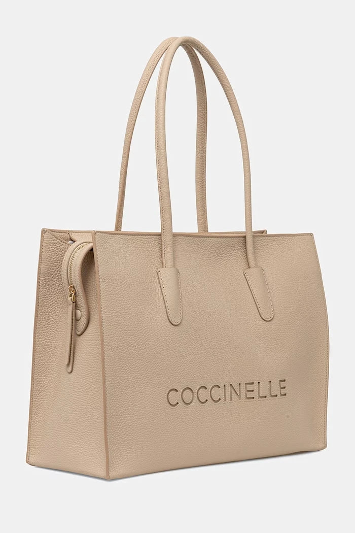 Coccinelle шопинг чанта дамска от кожа