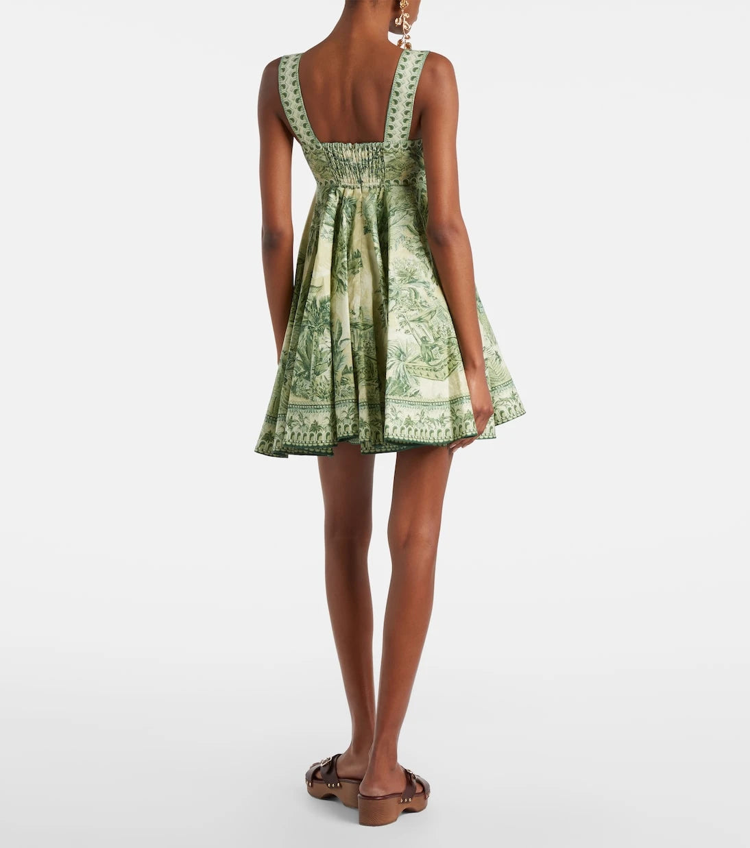 Alémais - Sara printed linen minidress