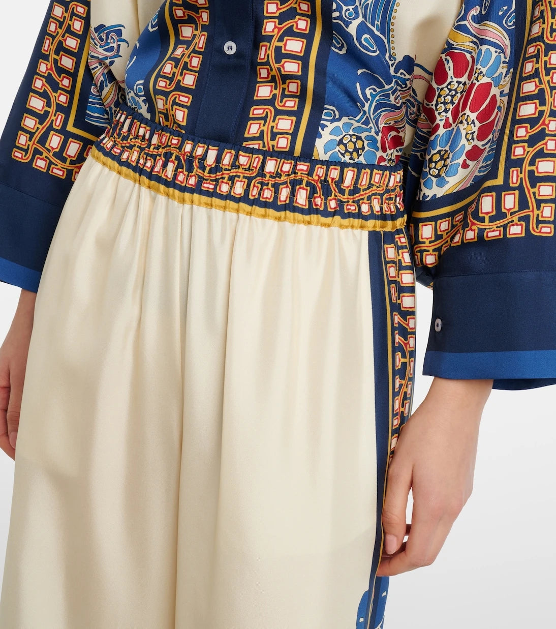 La DoubleJ - Printed silk palazzo pants
