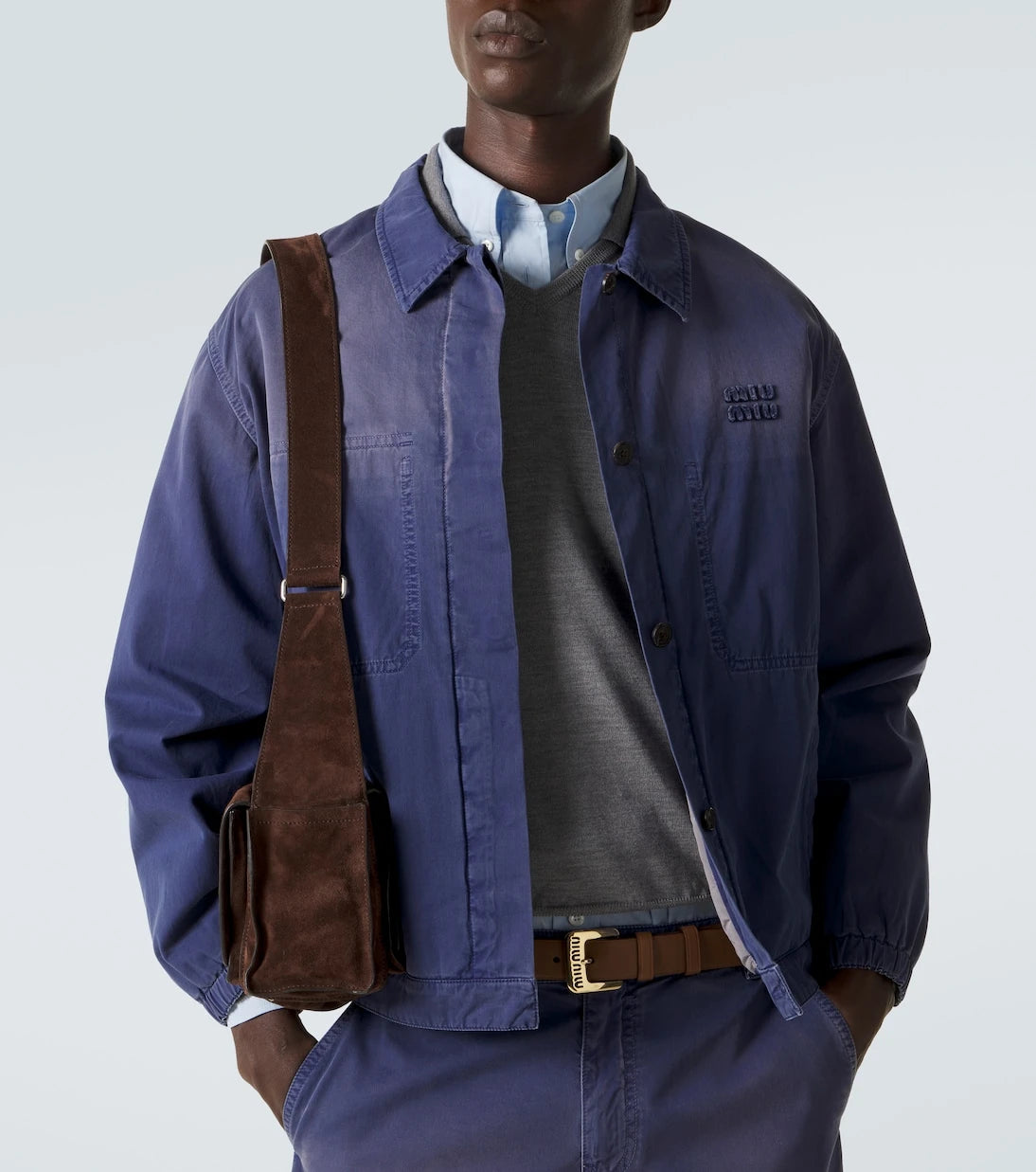 Miu Miu - Cotton twill overshirt