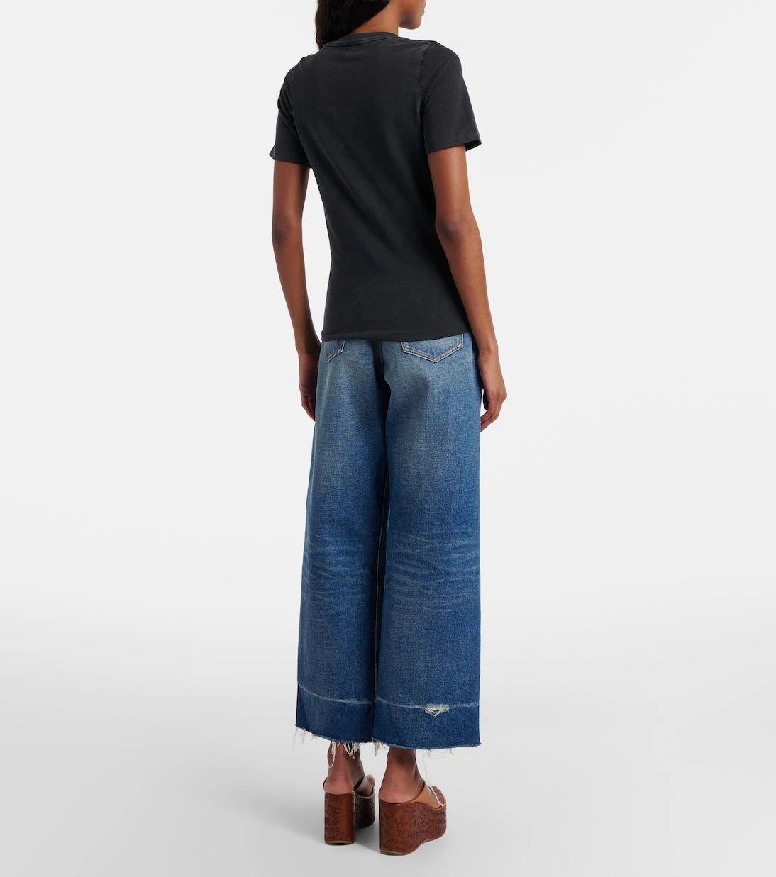 Chloé - Cropped wide-leg jeans