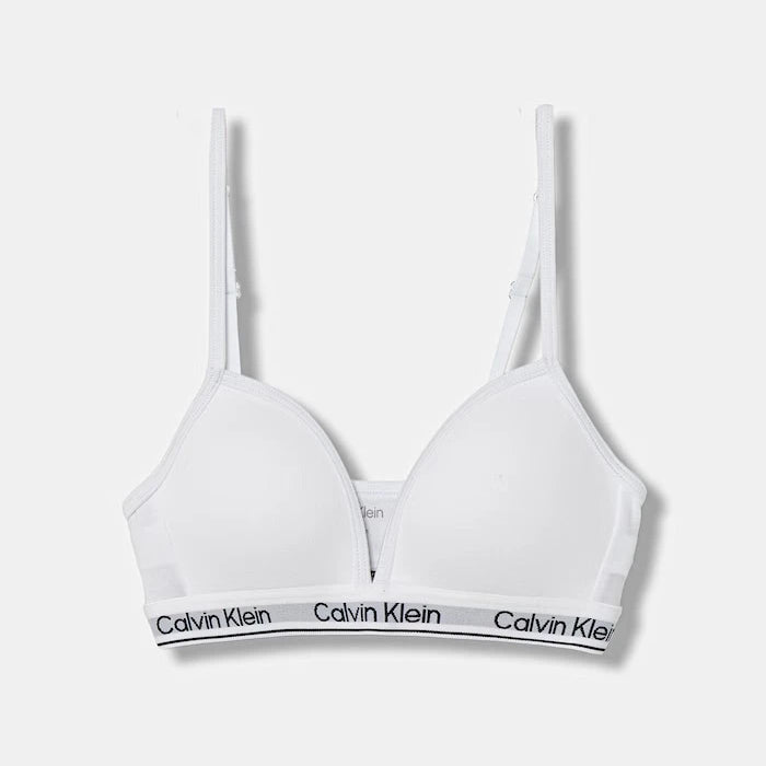 Calvin Klein Underwear Çocuklar İçin Pamuk ve Elastan Üçgen Sütyen