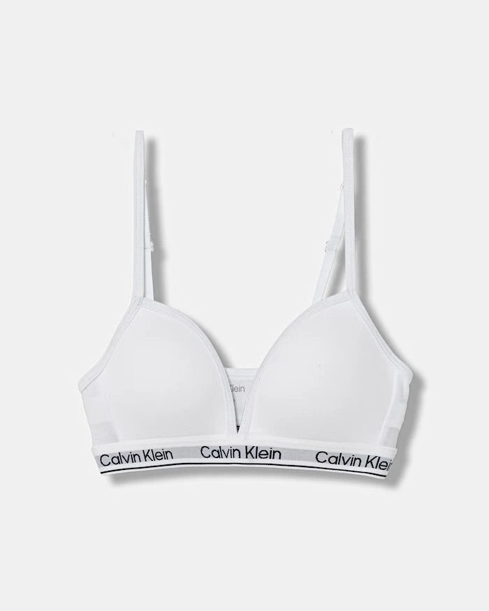 Calvin Klein Underwear Çocuklar İçin Pamuk ve Elastan Üçgen Sütyen