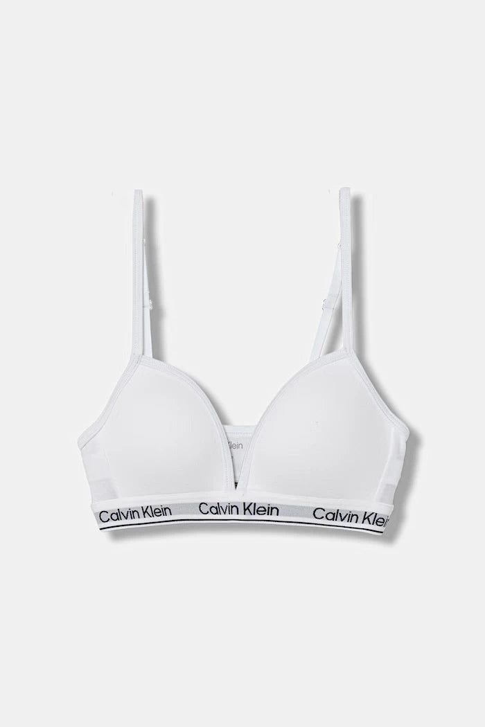 Calvin Klein Underwear Çocuklar İçin Pamuk ve Elastan Üçgen Sütyen