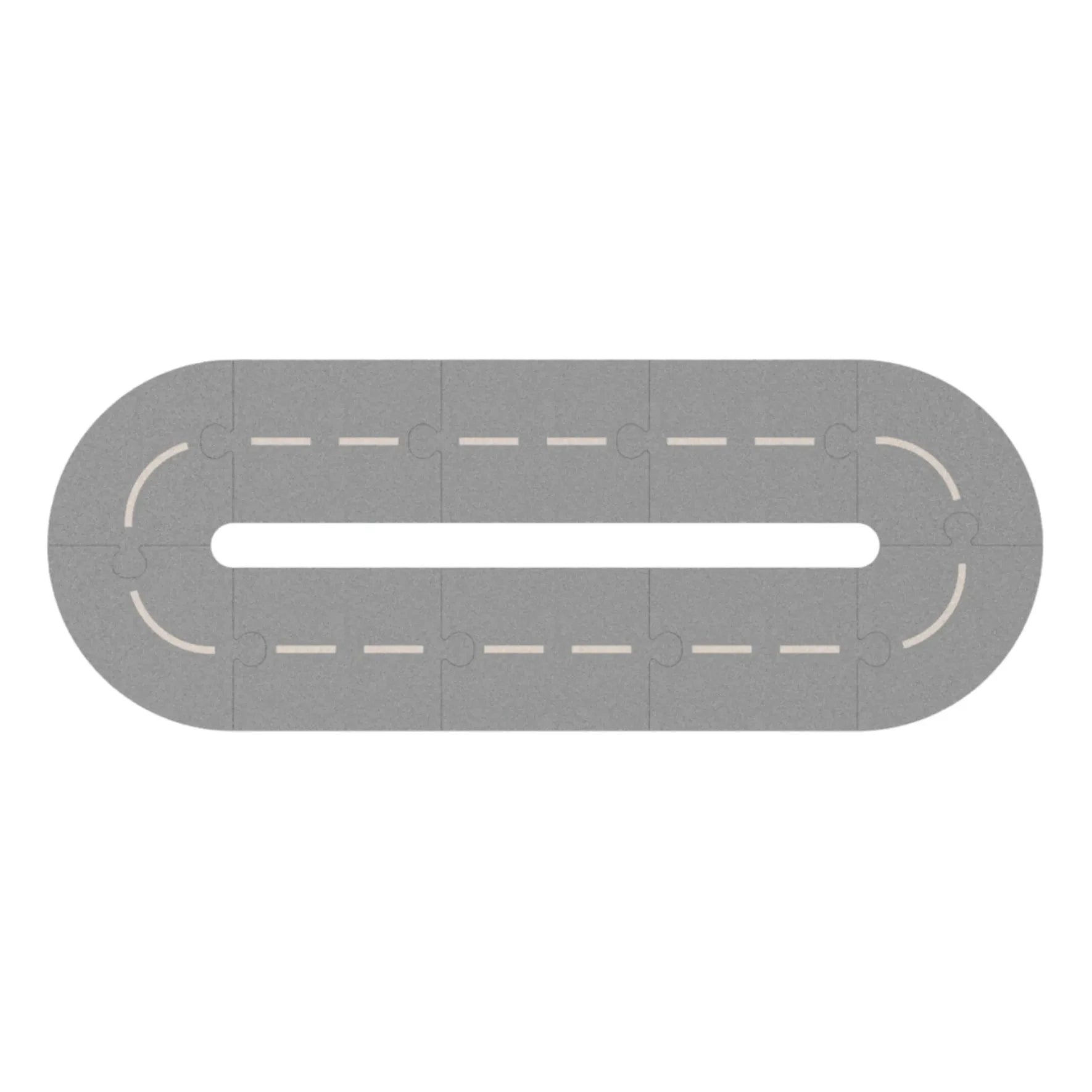 Liewood - Road puzzle - Set of 10 | Ash grey/Sandy
