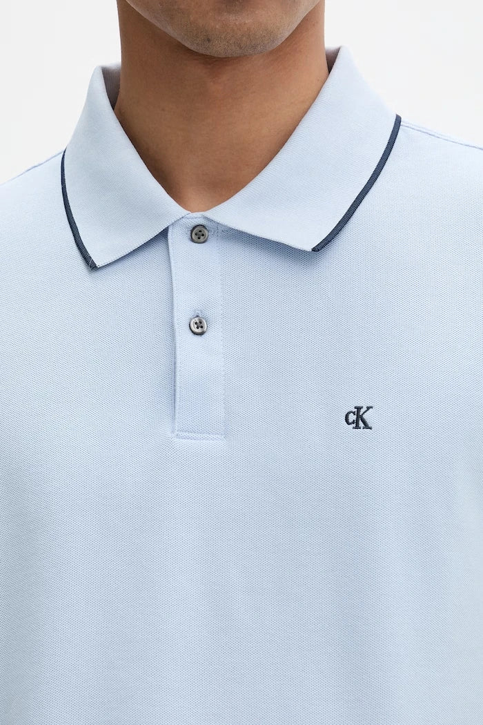 Calvin Klein erkek pamuklu yakalı tişört