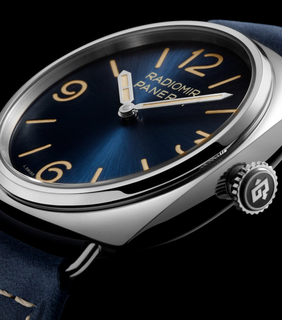 Stainless Steel and Calf Leather Radiomir Officne Watch 45mm