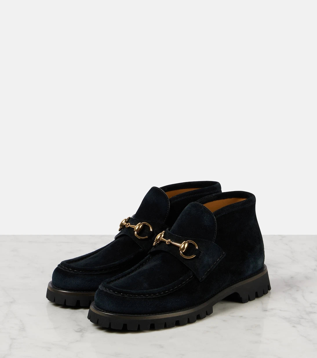 Gucci - Horsebit süet bilekte bot