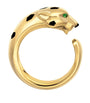 Yellow Gold, Tsavorite and Onyx Panthère de Cartier Ring