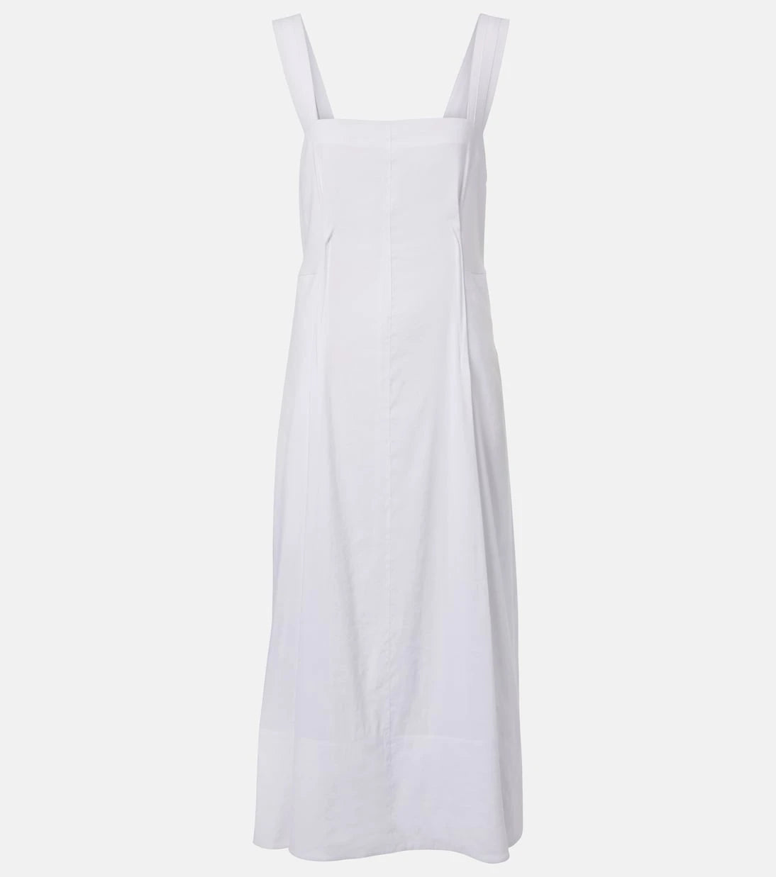 Vince - Linen-blend midi dress