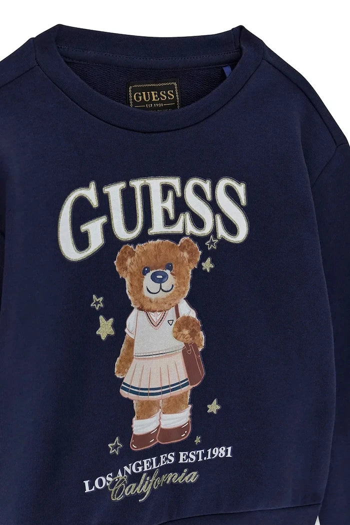 Guess Çocuk Pamuklu Sweatshirt