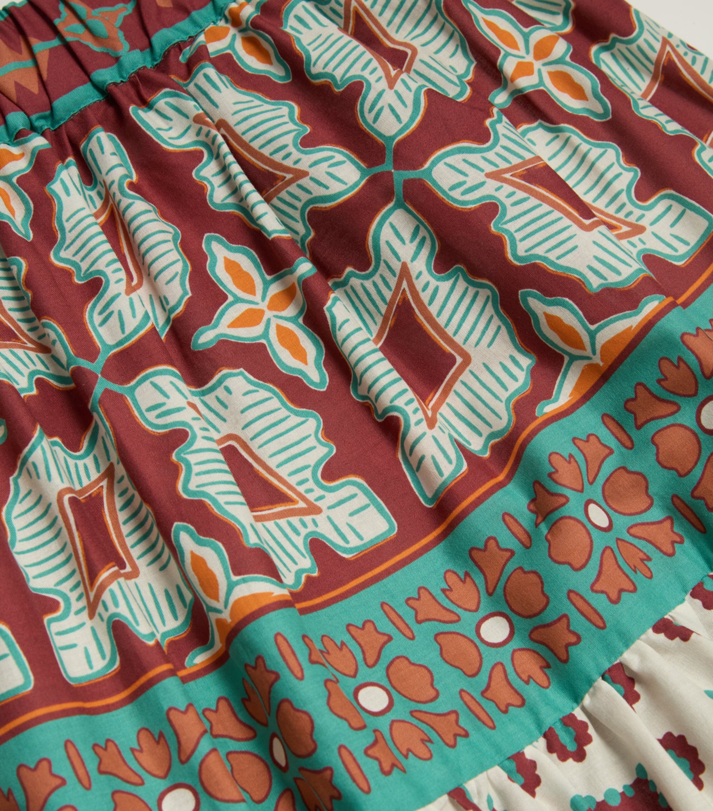 Cotton Muslin Big Skirt