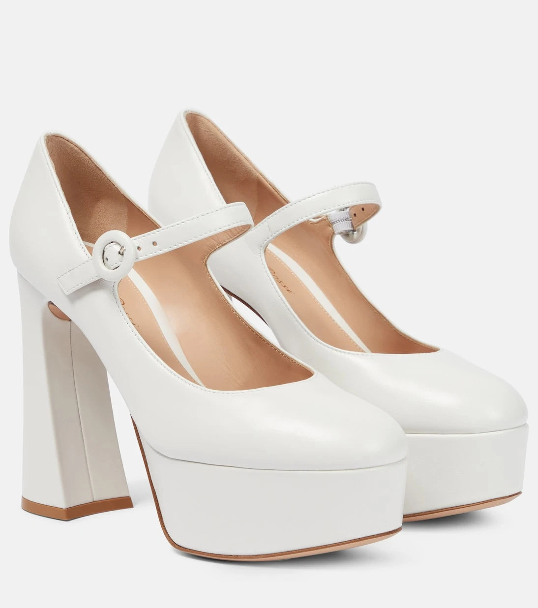 Gianvito Rossi - Mary Jane leather pumps