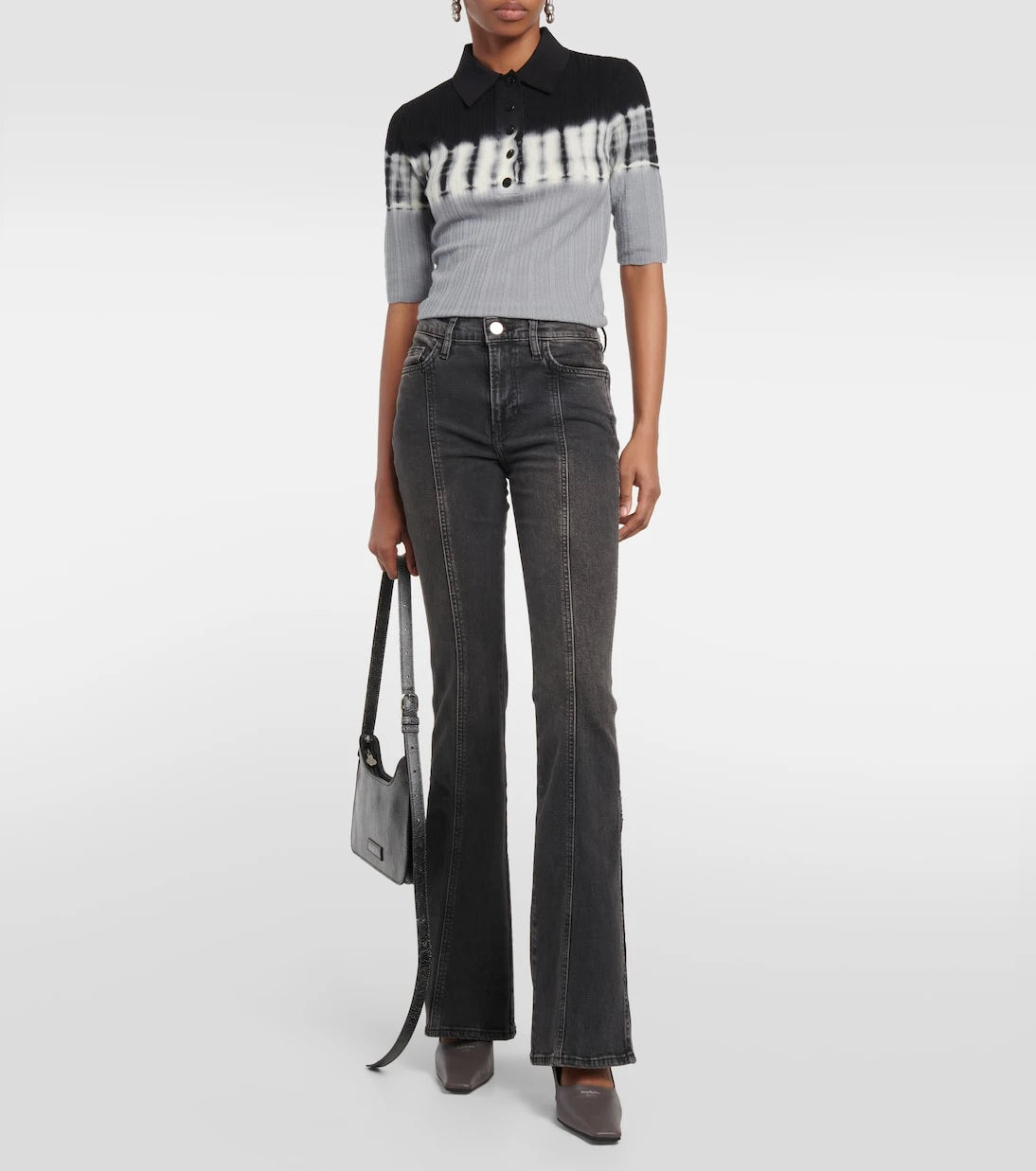 Frame - Le High Flare high-rise flared jeans