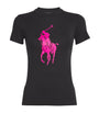 Polo Ralph Lauren Black Cotton Polo Pony T-Shirt