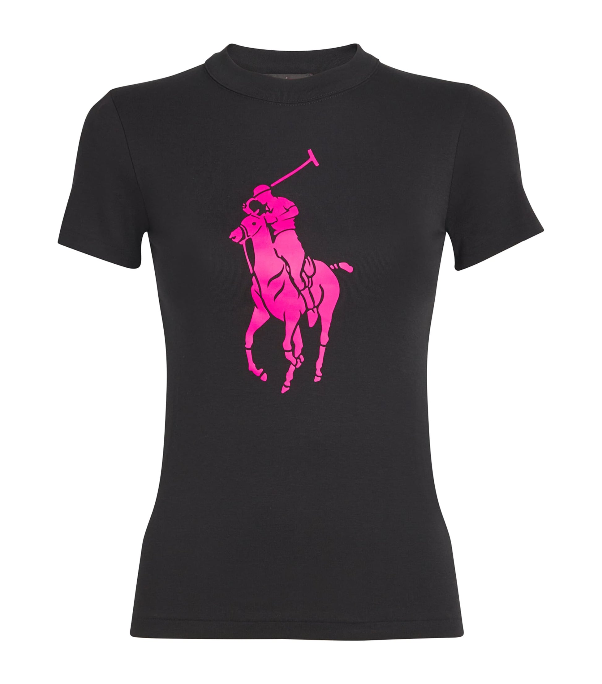 Polo Ralph Lauren Black Cotton Polo Pony T-Shirt