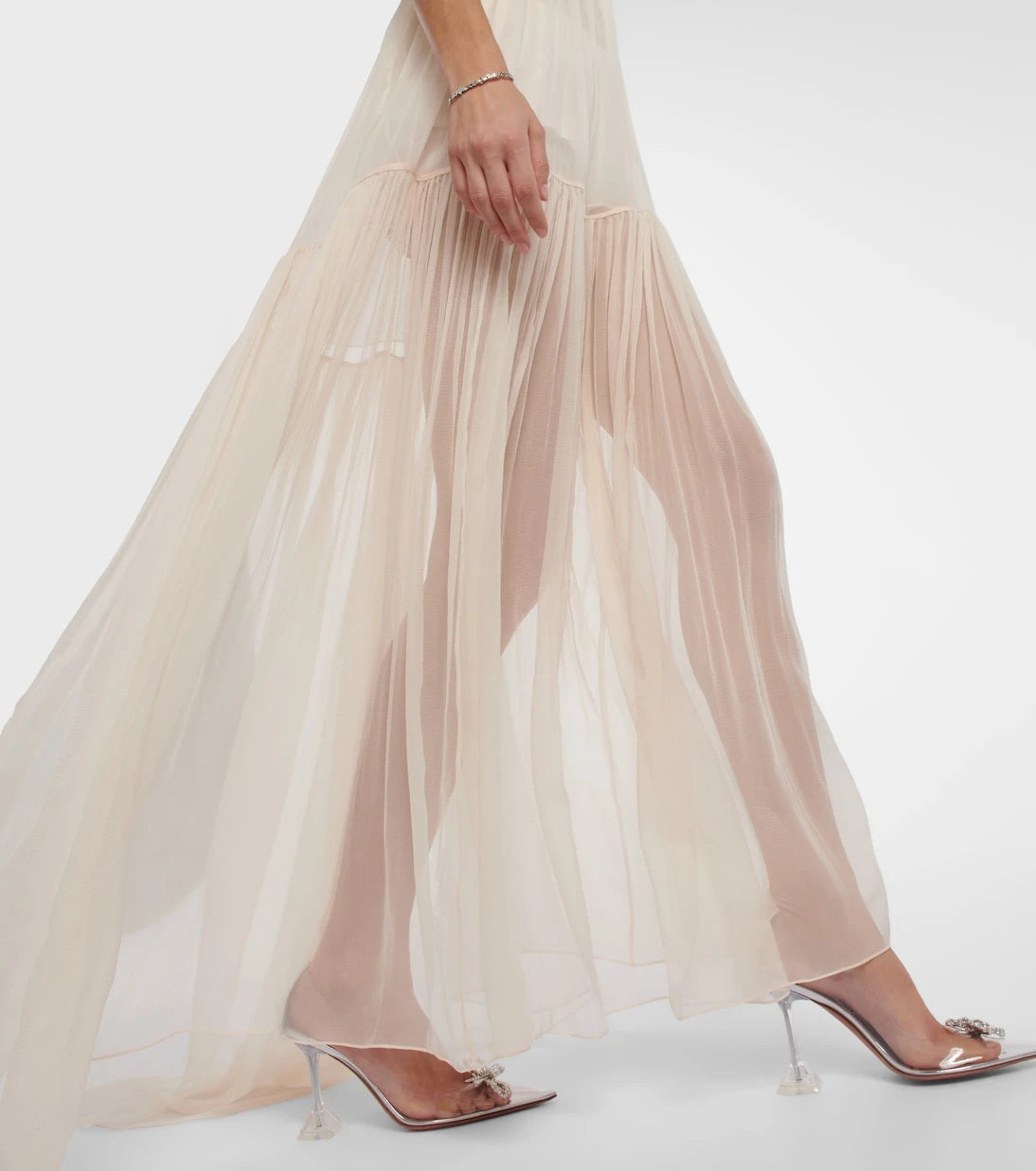 Nensi Dojaka - Bridal silk chiffon gown