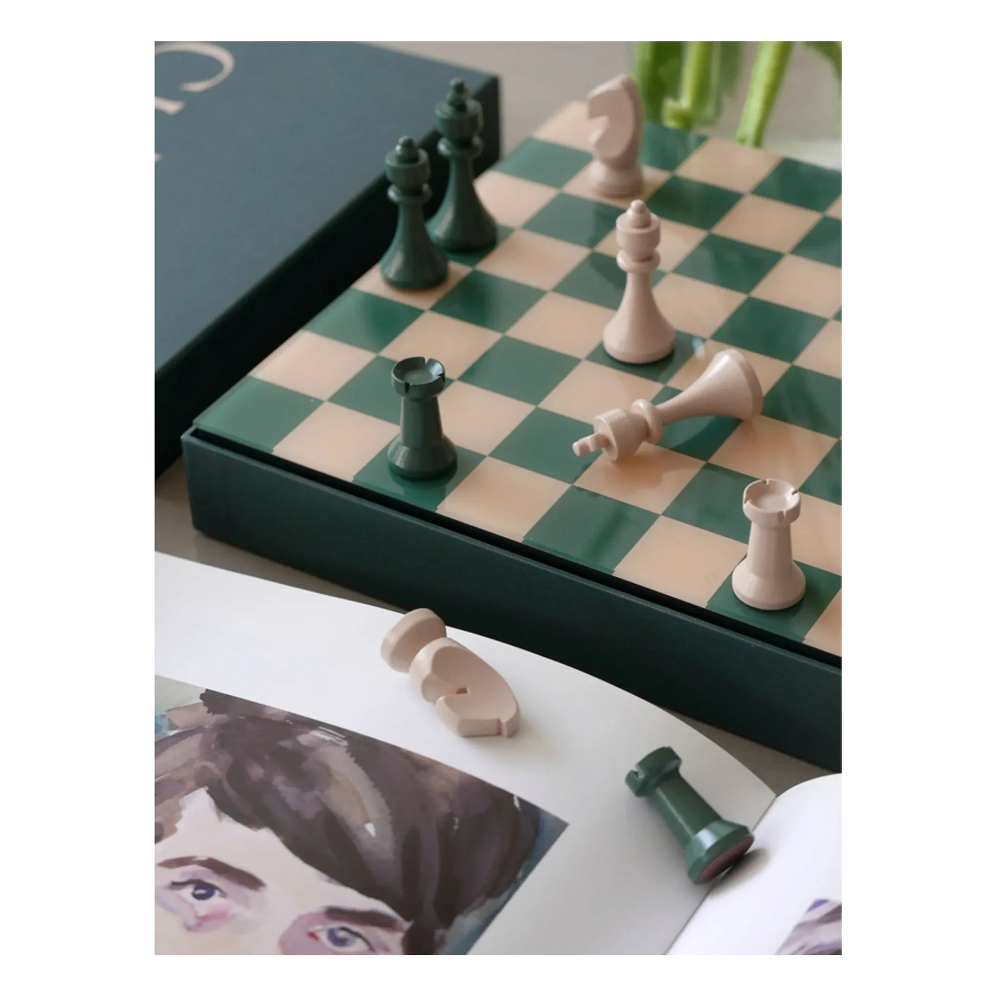 PrintWorks - Chess game | Dark green