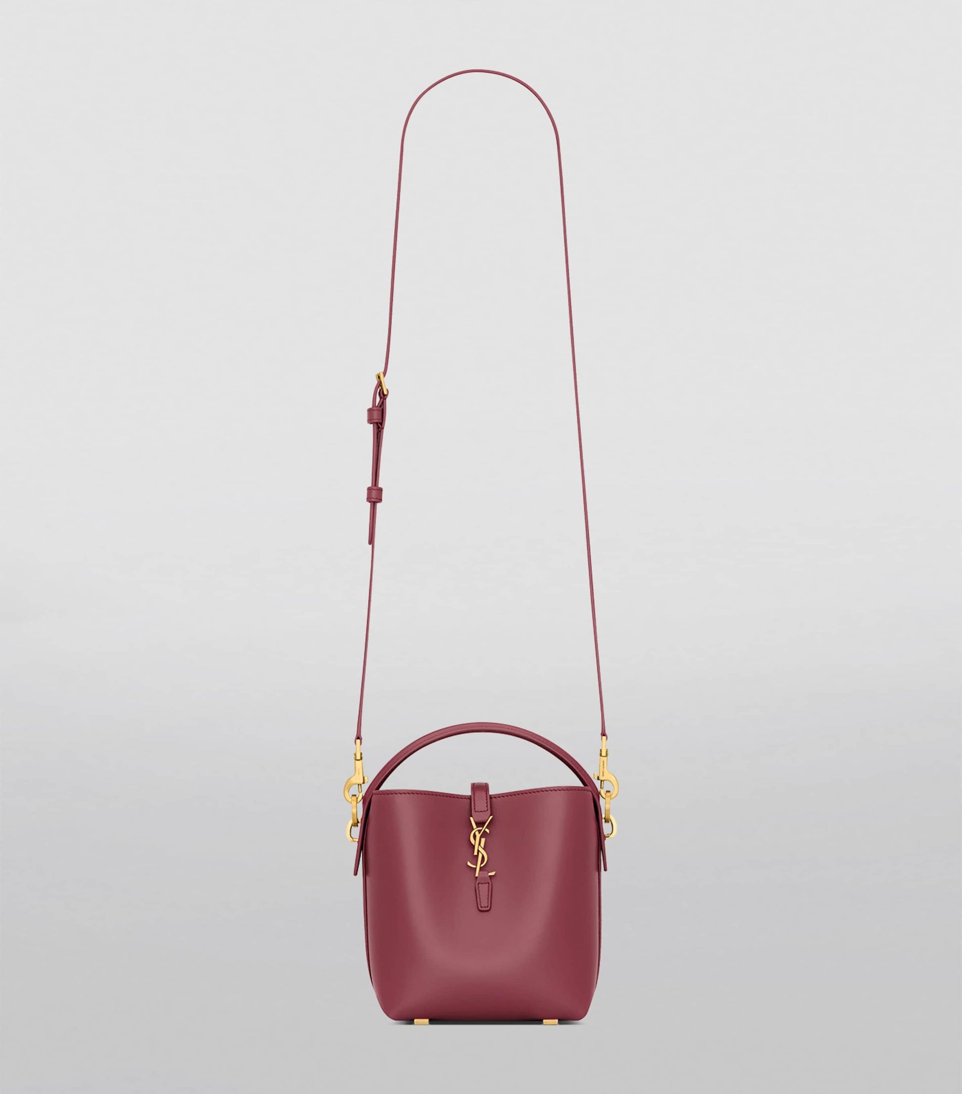 Saint Laurent Red Mini Le 37 Bucket Bag
