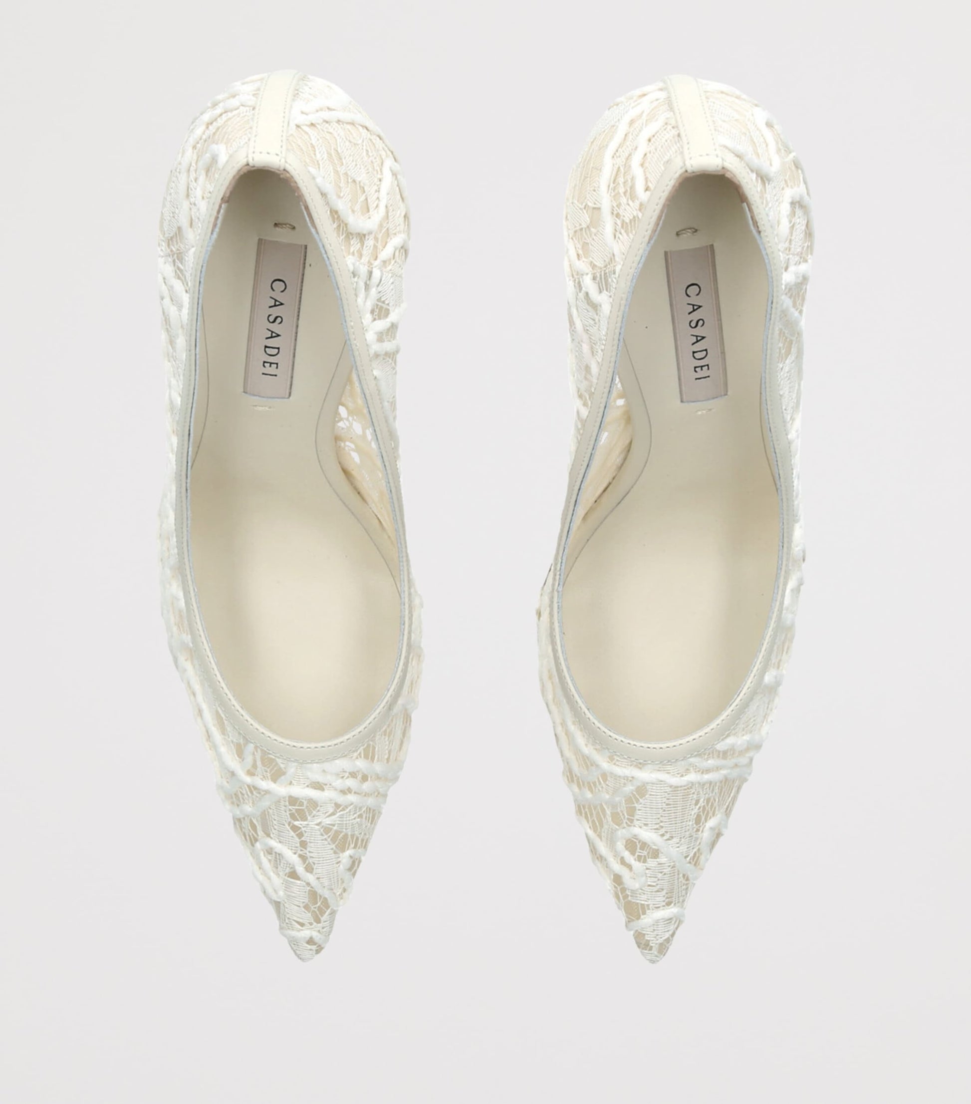Casadei Lace Julia Pumps 100