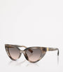 Dolce & Gabbana Grey Cat Eye Sunglasses
