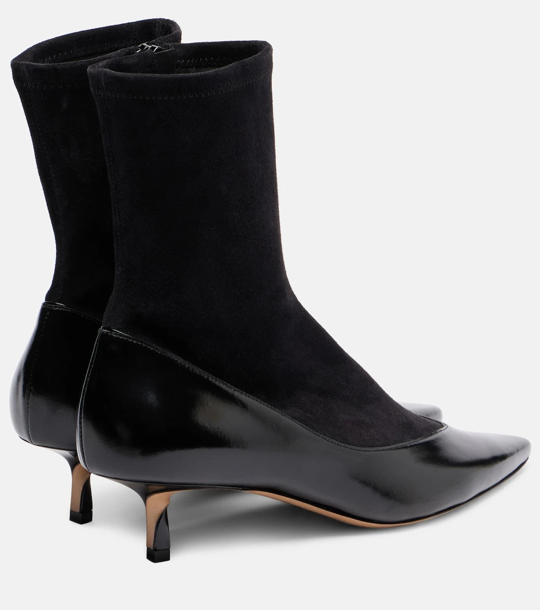 Jacquemus - Tourni leather and suede ankle boots