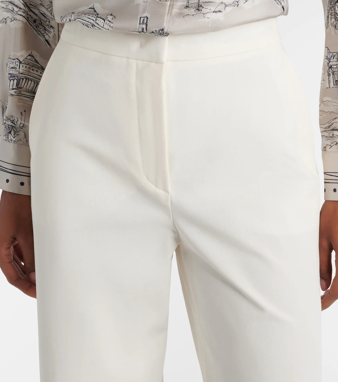 Max Mara - Dentice cotton-blend straight pants