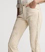 White Annabeth Leather Trousers