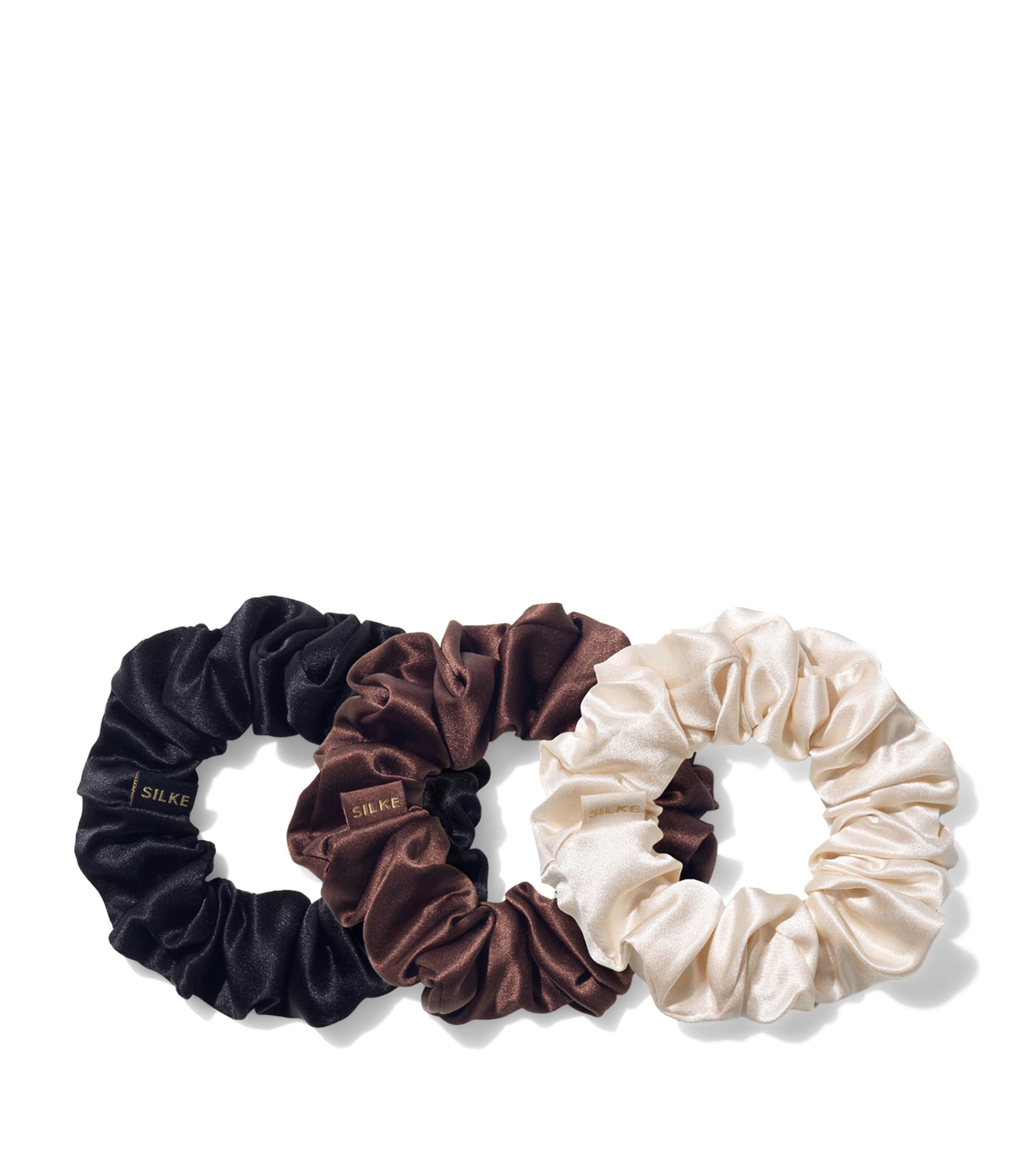 Mulberry Silk Hair Scrunchies (Set of 3)
