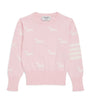 Thom Browne Kids Cotton Dog Print Sweater (2-12 Years)