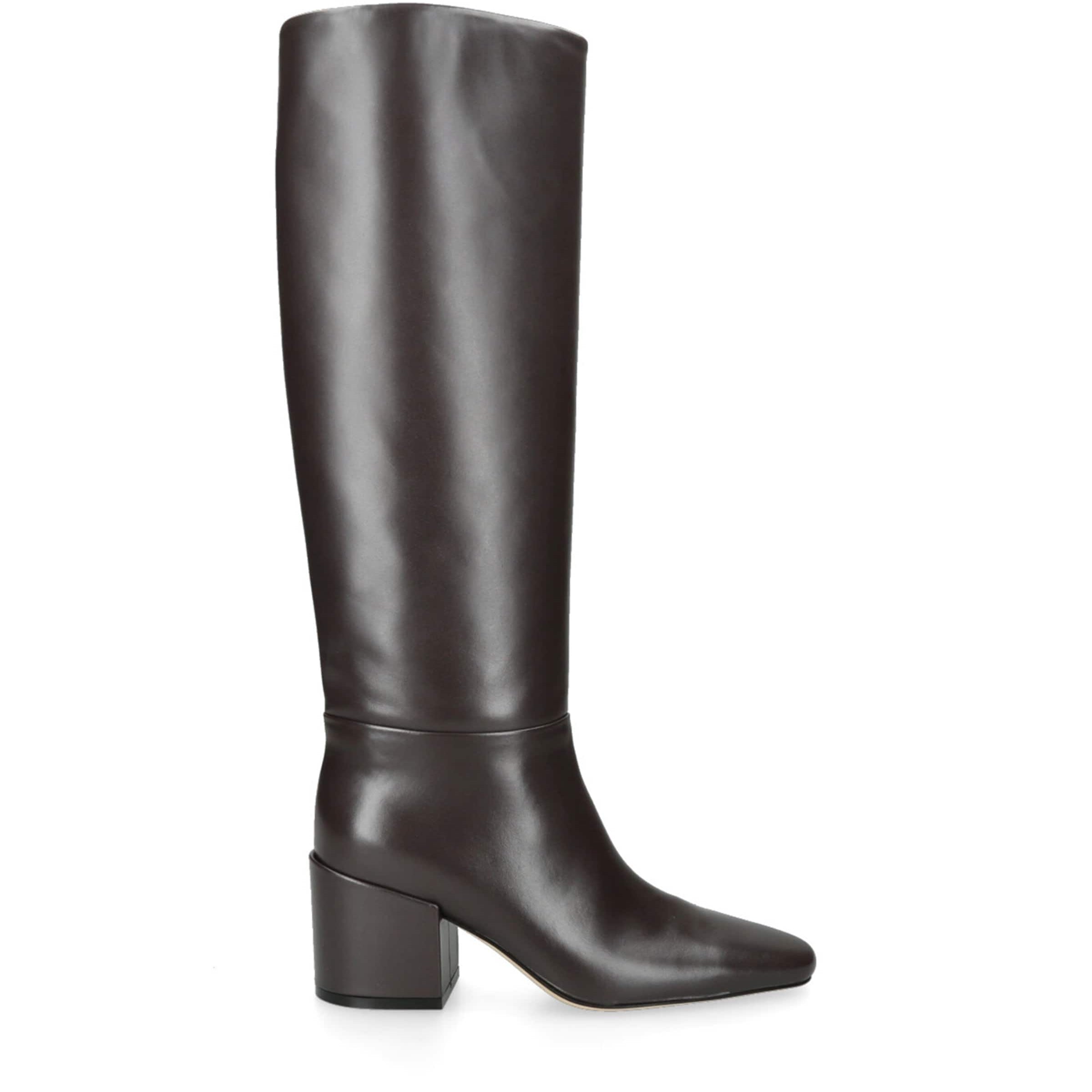 Dear Frances Brown Leather Alma Knee High Boots 70