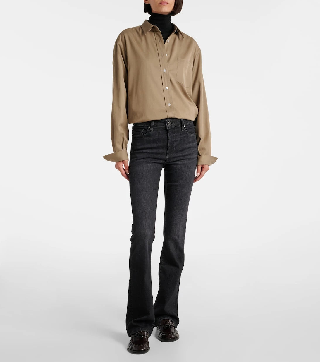 Frame - Le Mini high-rise bootcut jeans