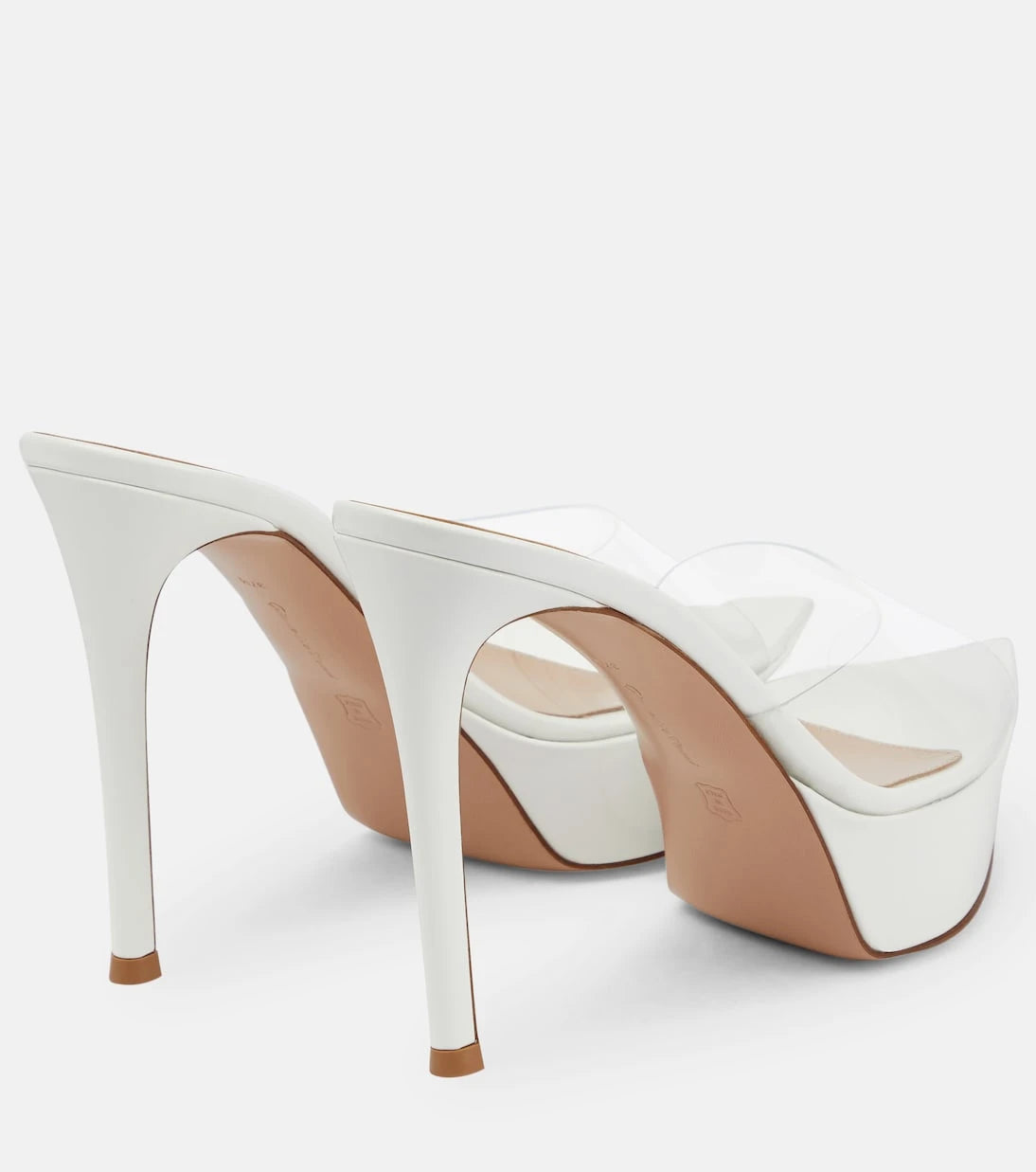 Gianvito Rossi - Betty PVC and leather sandals