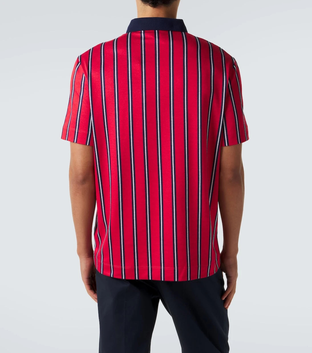 Valentino - VLogo striped polo shirt