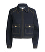 Cinq A Sept Navy Lydie Denim Jacket