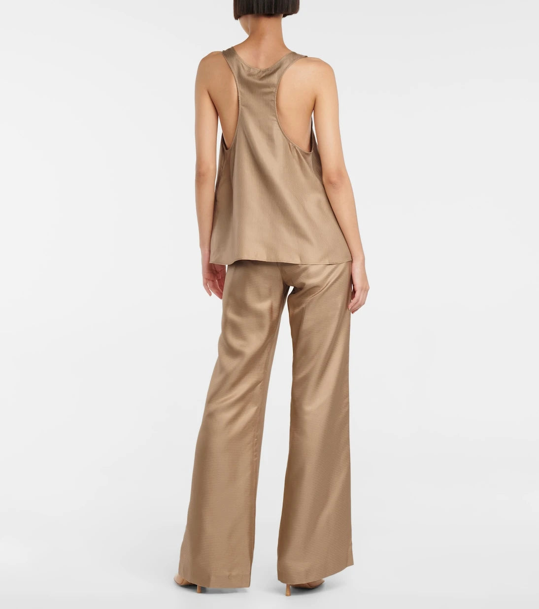 Gabriela Hearst - Jeff silk herringbone tank top
