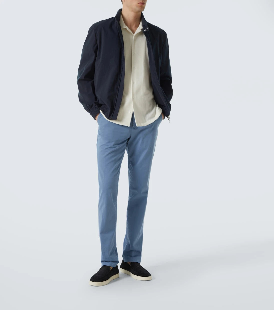 Lardini - Striped bowling shirt