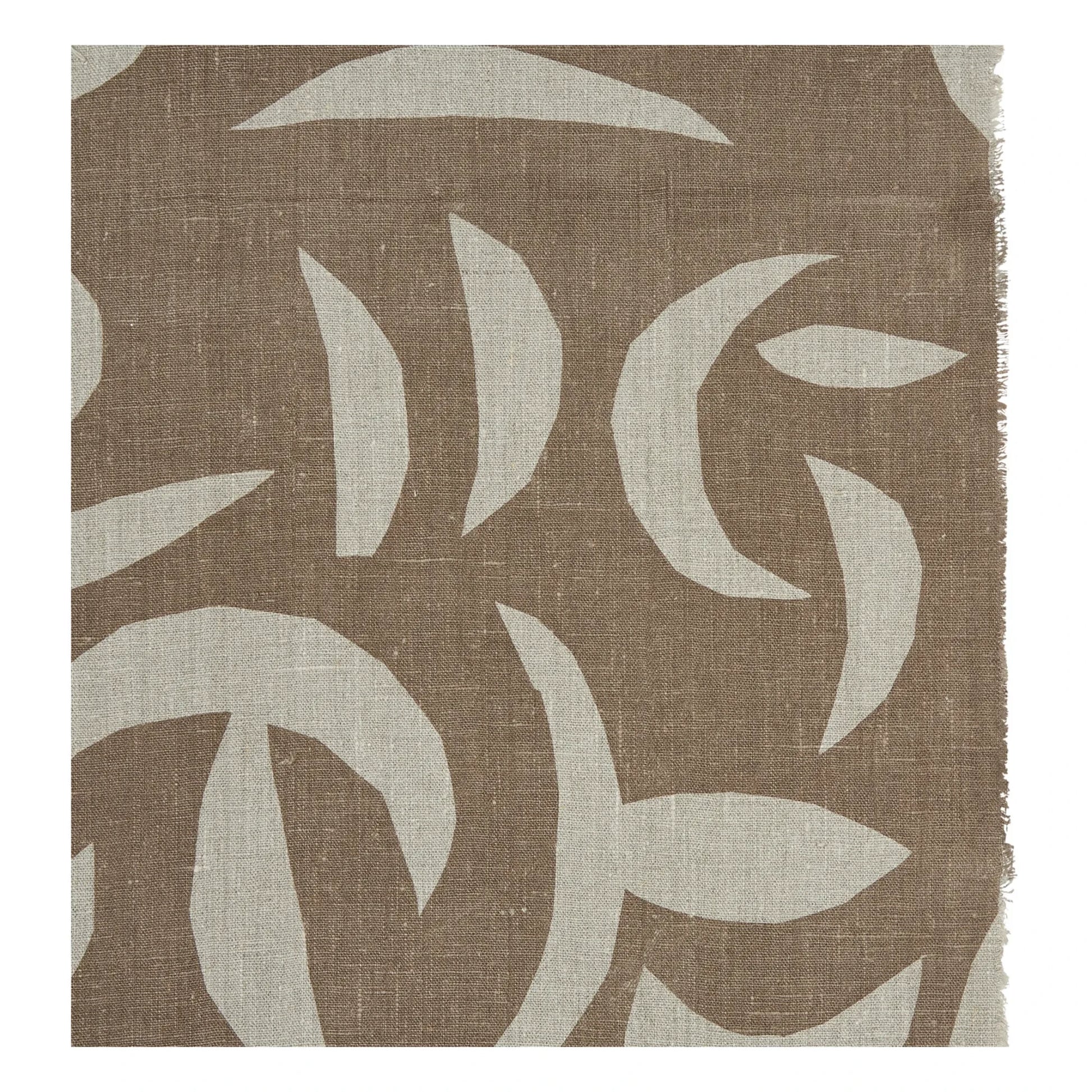 Aeand - Carob Linen Wall Hanging | Chocolate