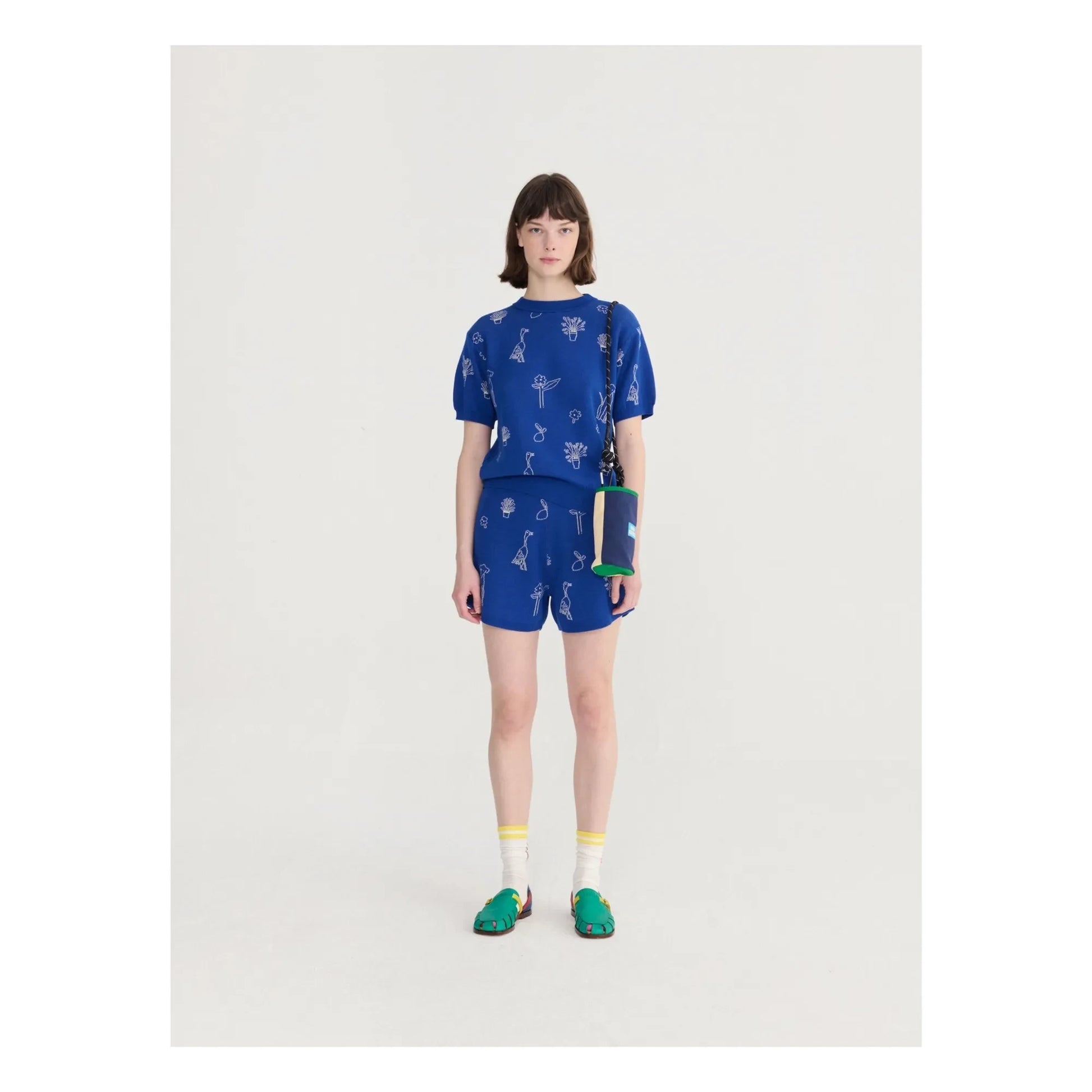 Bobo Choses - Summer Trip Organic Cotton Shorts | Blue