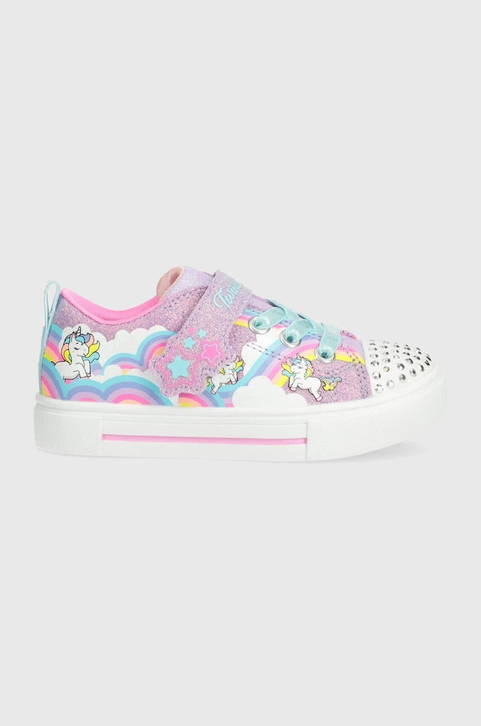 Детски ниски кецове Skechers TWINKLE SPARKS JUMPIN CLOUDS