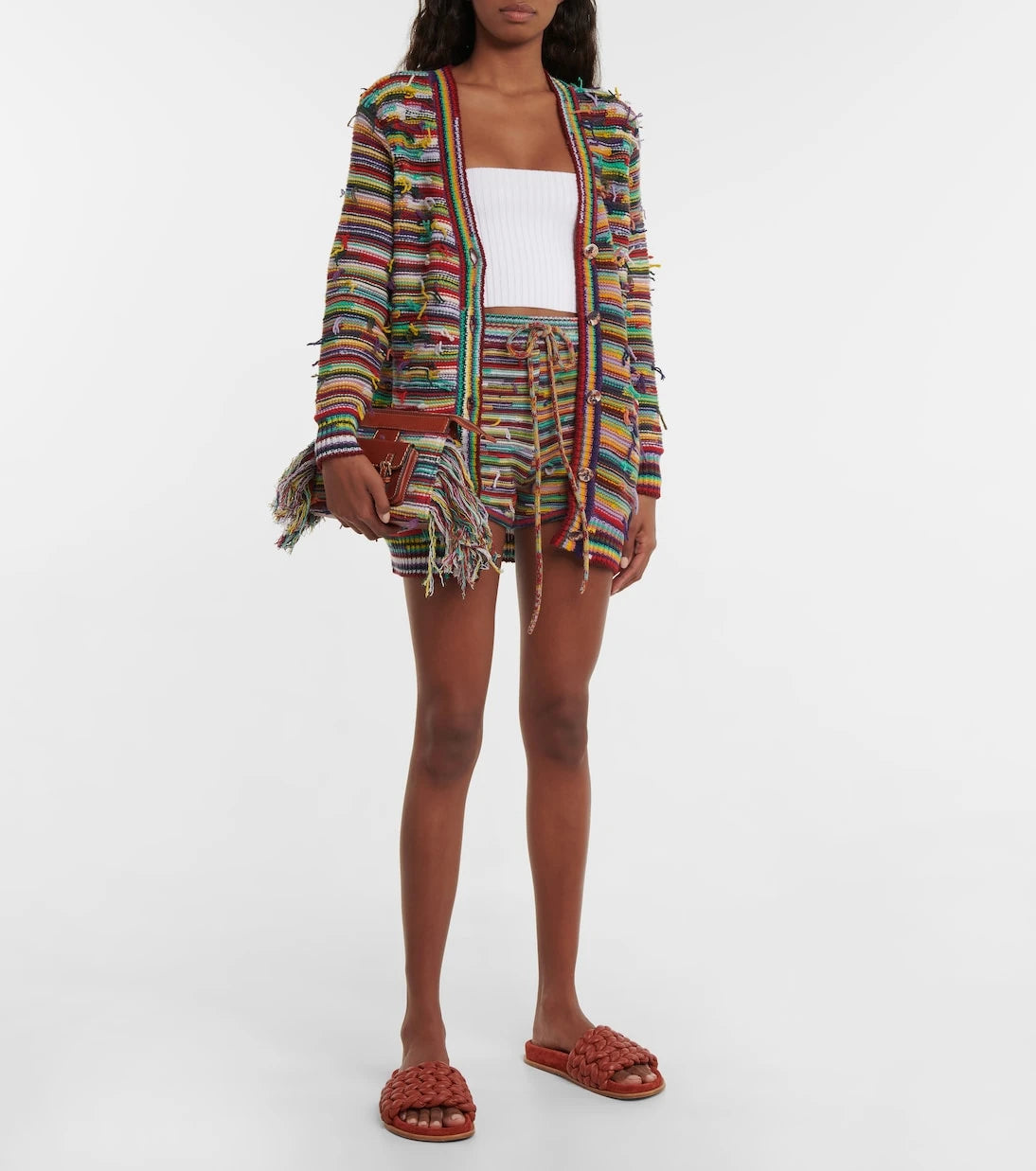 Chloé - Cashmere and wool shorts